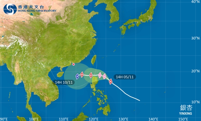 外遊注意！颱風銀杏影響呂宋 最新路徑圖/航班資訊/旅遊保險一文睇