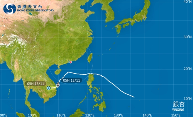 外遊注意！颱風銀杏影響越南 最新路徑圖/航班資訊/旅遊保險一文睇