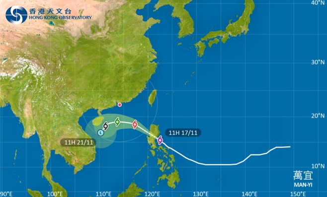 外遊注意！強颱風萬宜影響呂宋 最新路徑圖/航班資訊/旅遊保險一文睇