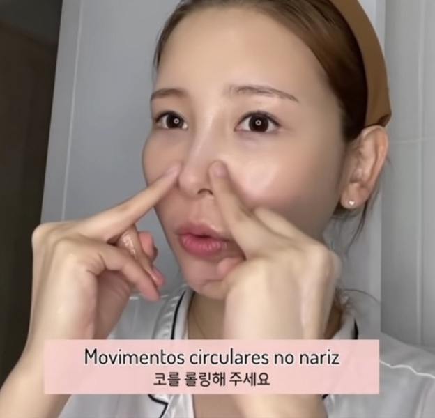 去黑頭 (圖片來源:YouTube@A Coreana Beauty 소연뷰티)