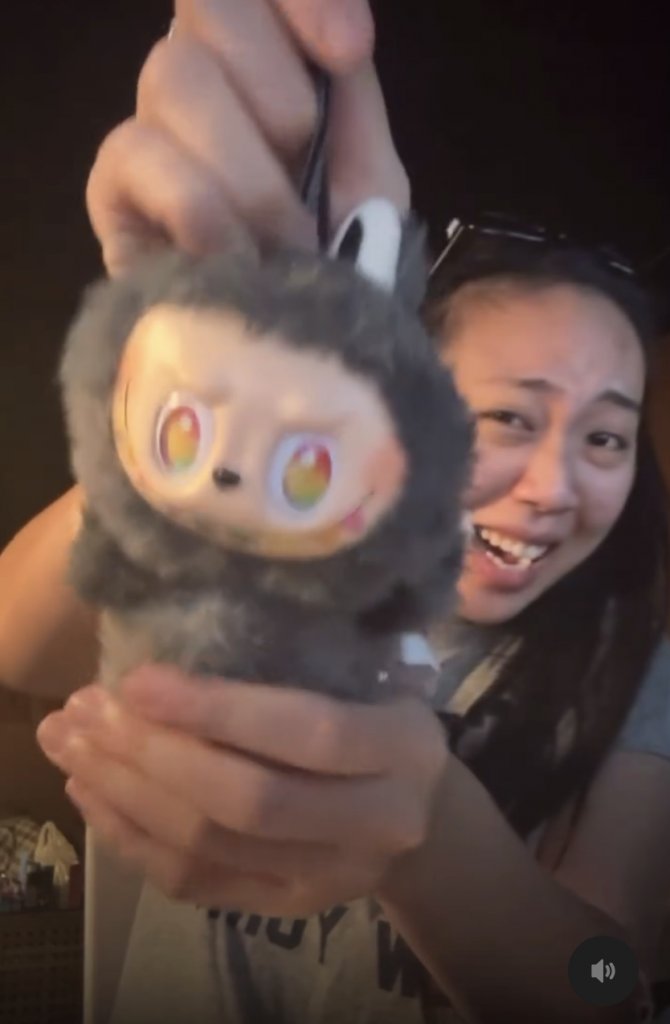 Labubu升值 (圖片來源:IG@youngji_02)