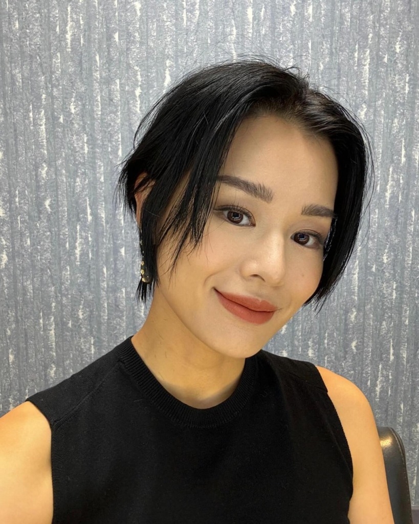 中年婦女短髮造型 (圖片來源:IG@myoliemyolie)