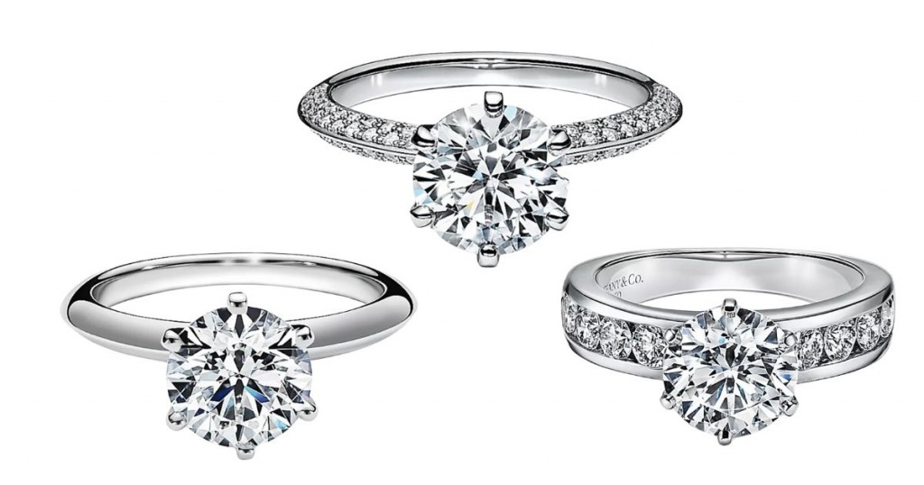 求婚戒指 Tiffany & Co. Tiffany® Setting系列。(圖片來源:Tiffany & Co.)