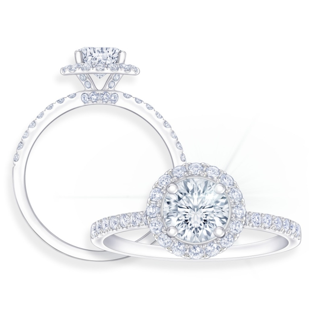 求婚戒指 Leo DiamondThe Sign of Love 懂愛系列。(圖片來源:Leo Diamond 官網)