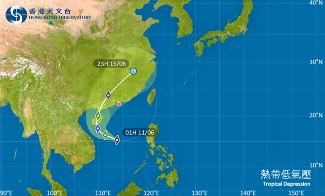 外遊注意！颱風熱帶低氣壓影響海南島 最新路徑圖/航班資訊/旅遊保險一文睇