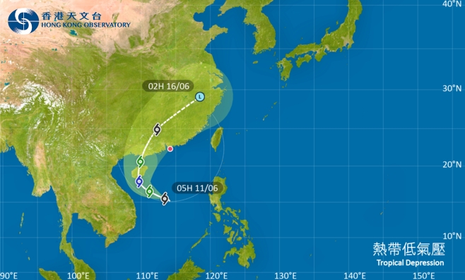 外遊注意！颱風熱帶低氣壓影響海南島 最新路徑圖/航班資訊/旅遊保險一文睇