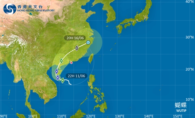 外遊注意！颱風蝴蝶影響北部灣 最新路徑圖/航班資訊/旅遊保險一文睇