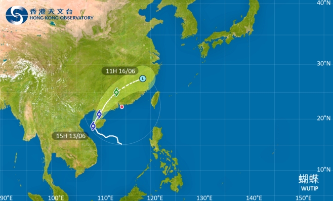 外遊注意！颱風蝴蝶影響北部灣 最新路徑圖/航班資訊/旅遊保險一文睇