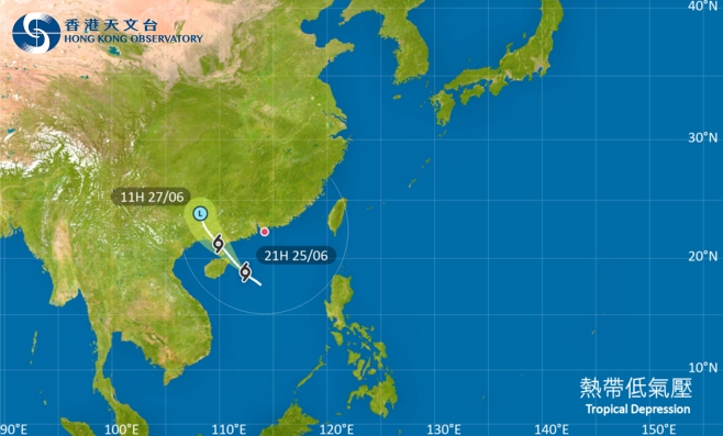 外遊注意！颱風熱帶低氣壓影響海南島 最新路徑圖/航班資訊/旅遊保險一文睇