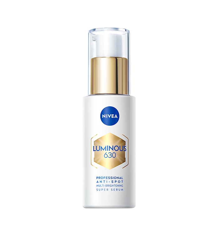 美評家實測大推！NIVEA LUMINOUS630 專研多重淡斑透白精華 3天煥白 7天袪黃 全方位美白抗糖打造淨白完美肌