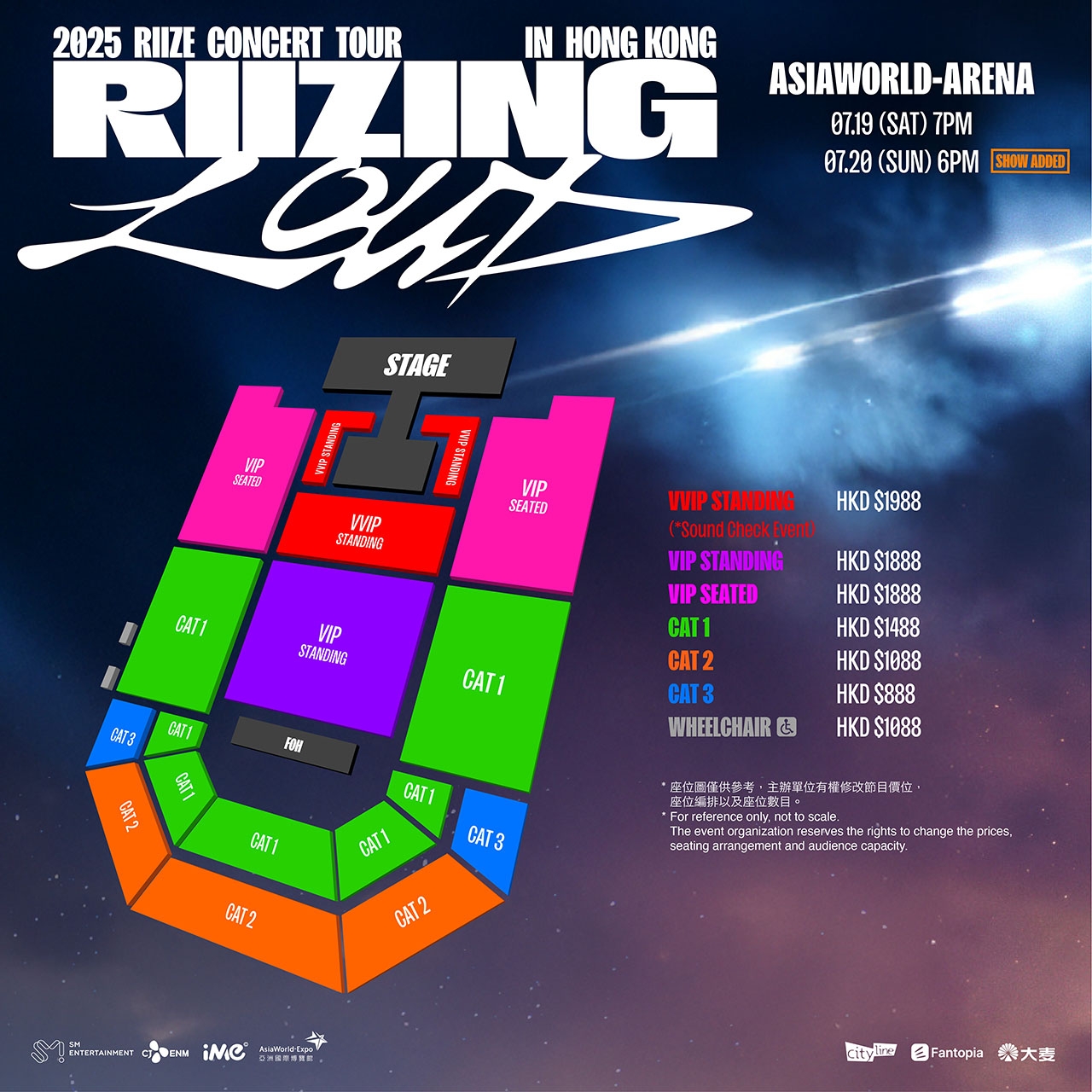 RIIZE演唱會2025香港站(加場)