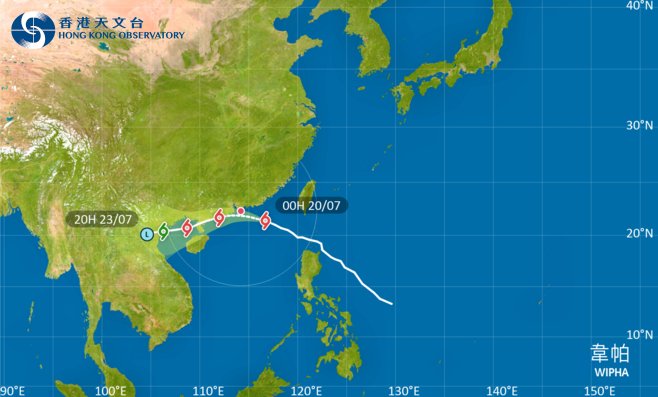 韋帕｜天文台於上午12時20分發出八號東北烈風或暴風信號！最新交通安排