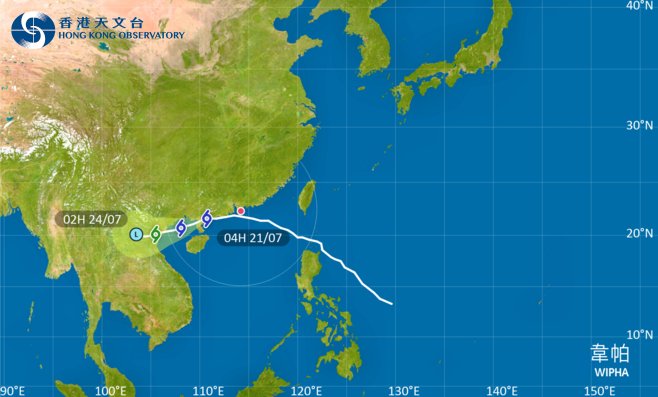 外遊注意！颱風韋帕影響北部灣 最新路徑圖/航班資訊/旅遊保險一文睇