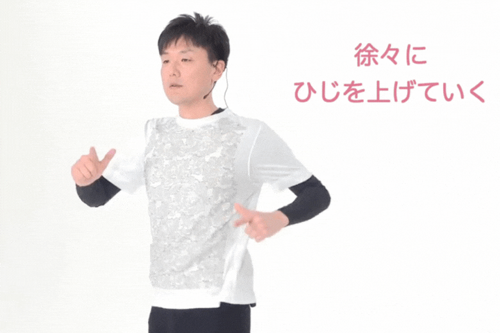 扭腰運動 (圖片來源:YouTube@VOCEchannel)