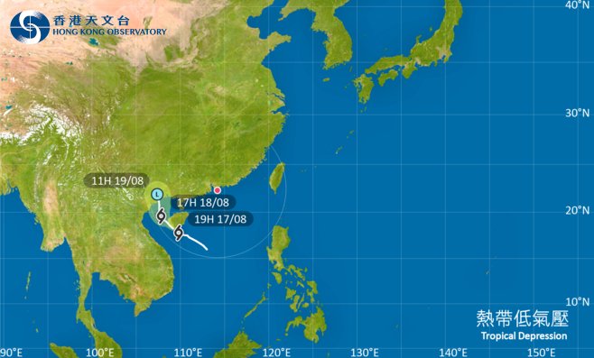 外遊注意！颱風熱帶低氣壓影響北部灣 最新路徑圖/航班資訊/旅遊保險一文睇