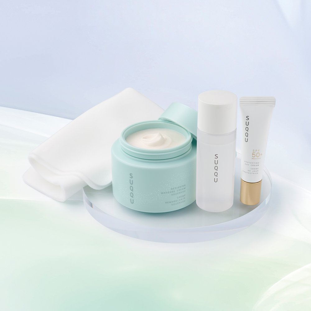 女朋友禮物 SUQQU晶采立體按摩組(蒼苑香)HK$730 (圖片來源:SUQQU)