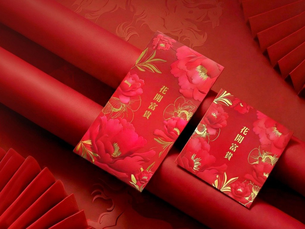 新年利是 MegaBox 新春「金韻花語」賀歲限量版利是封(圖片來源:MegaBox)