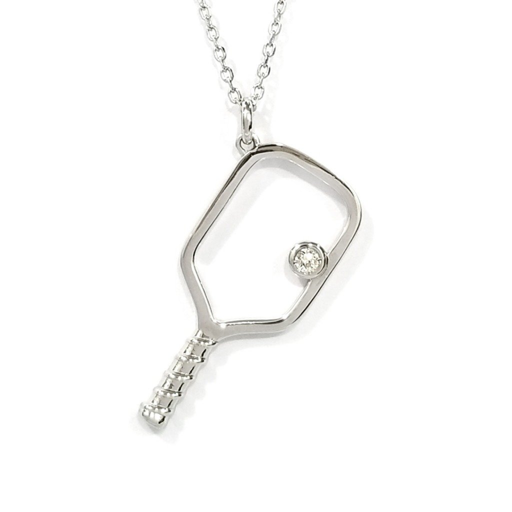 女朋友禮物 培育鑽石純銀頸鏈 (大) HK$1,180(圖片來源:Lovebird Diamond)