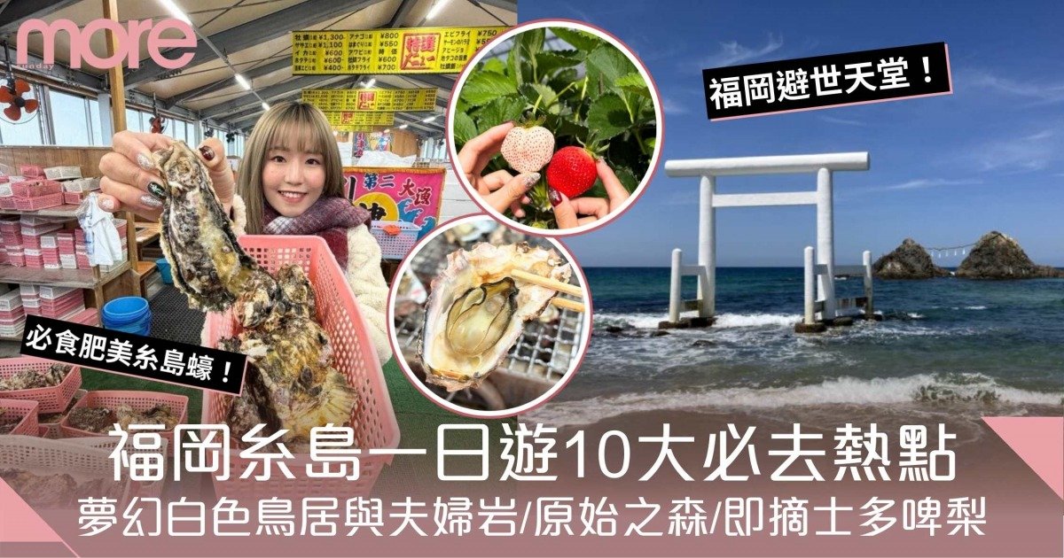 福岡糸島一日遊！必去10大景點盤點 邂逅夢幻白色鳥居與夫婦岩、原始之森 