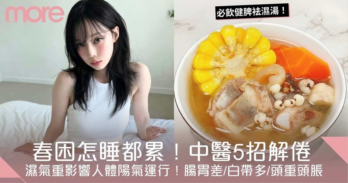 春困 怎麼睡都累！中醫：5招一次搞定腸胃差、白帶多、頭重頭脹