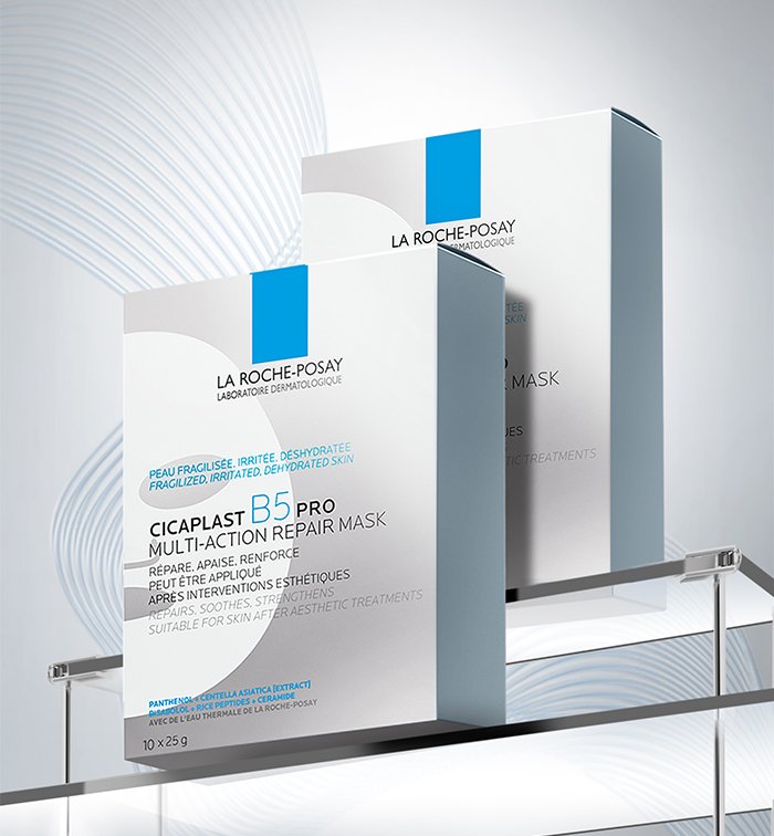 醫美療程後舒緩神器！「MORE編輯年度推介」—La Roche-Posay B5PRO 極效修復面膜 15分鐘急救乾燥、泛紅、刺激和痕癢