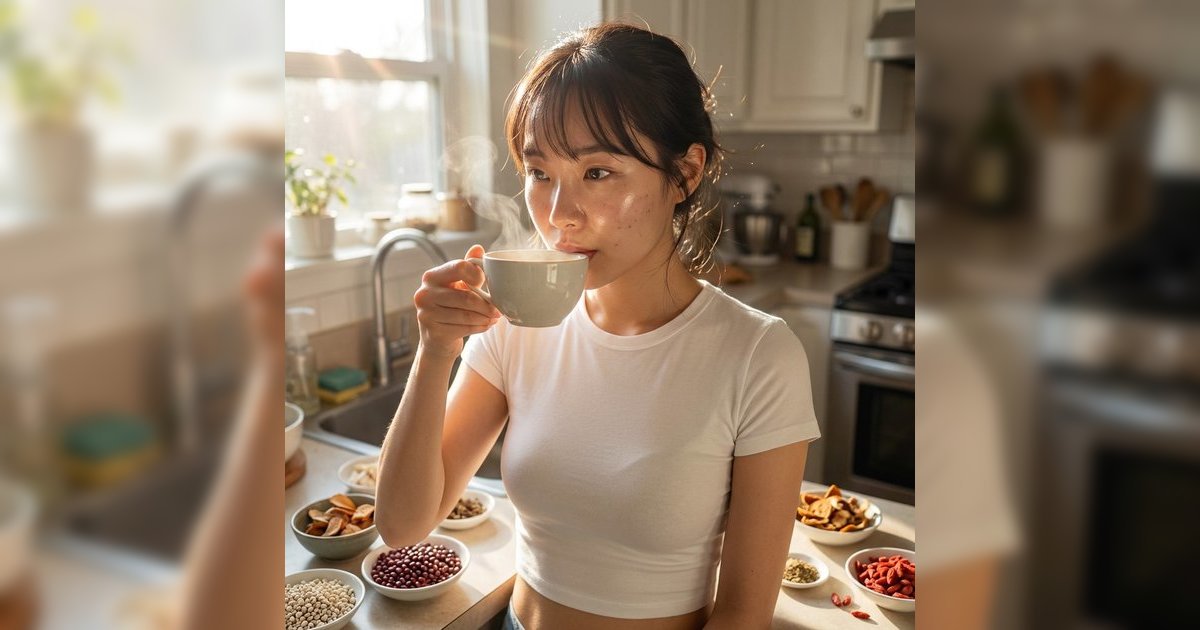 濕氣面黃排毒丨面色暗啞靠化妝都遮唔住？中醫教路8款去濕食物+7款茶療湯水告別「黃面婆」！