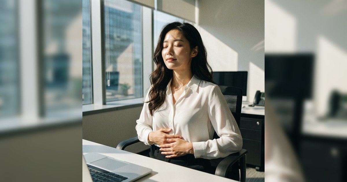 深呼吸呼吸操丨壓力大失眠？物理治療師推薦5招辦公室呼吸法3分鐘告別肩頸痛！