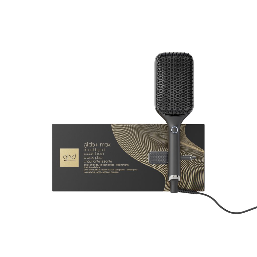 母親節2026 GHD GLIDE+ MAX 專業熱能寬版造型梳,加大熱板征服長濃捲髮,一梳覆蓋更多,長髮媽媽福音!(圖片來源:GHD)