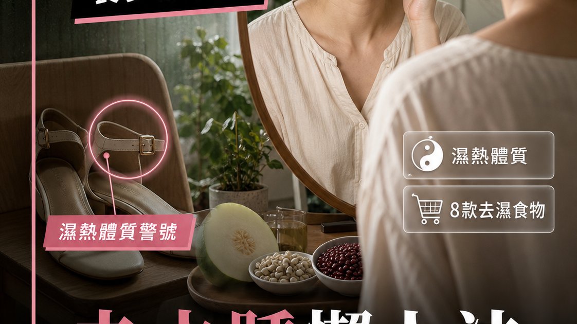 濕熱體質去水腫丨飲水都肥？中醫拆解8大去濕食物KO水腫肚腩！附3款懶人食療