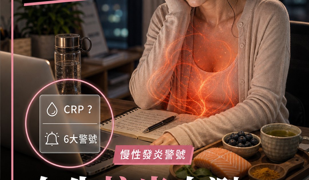 女生慢性發炎自測丨6大警號你中幾多？營養師推介10大抗炎食物清單KO易肥體質皮膚敏感