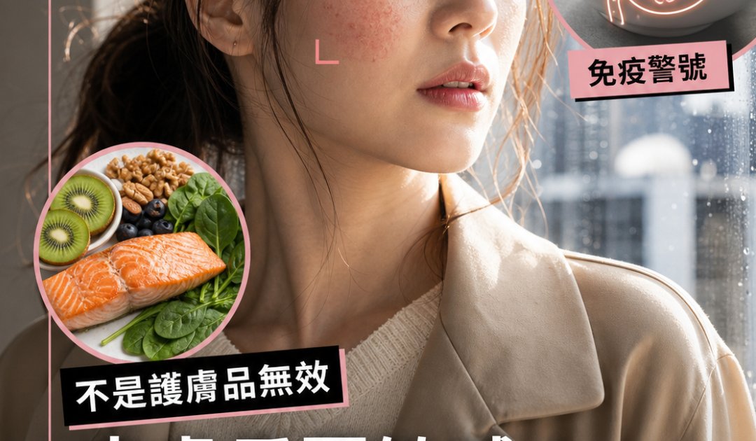 皮膚反覆敏感救星！營養師推薦8大增強免疫力食物告別濕疹泛紅痕癢！