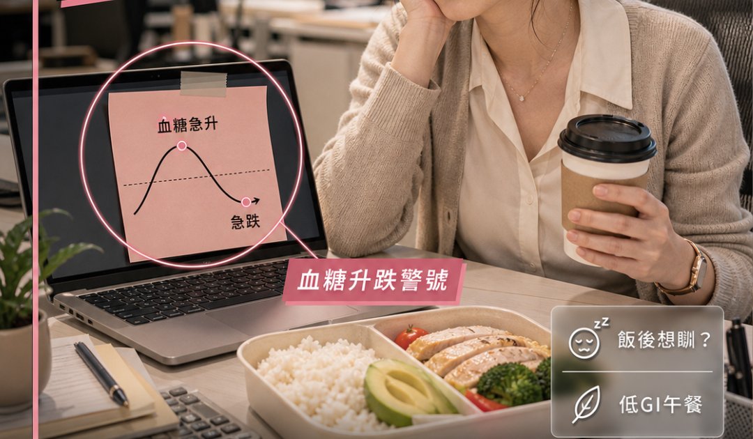 午餐後超想睡？營養師教8款穩定血糖食物丨告別飯氣攻心陷阱