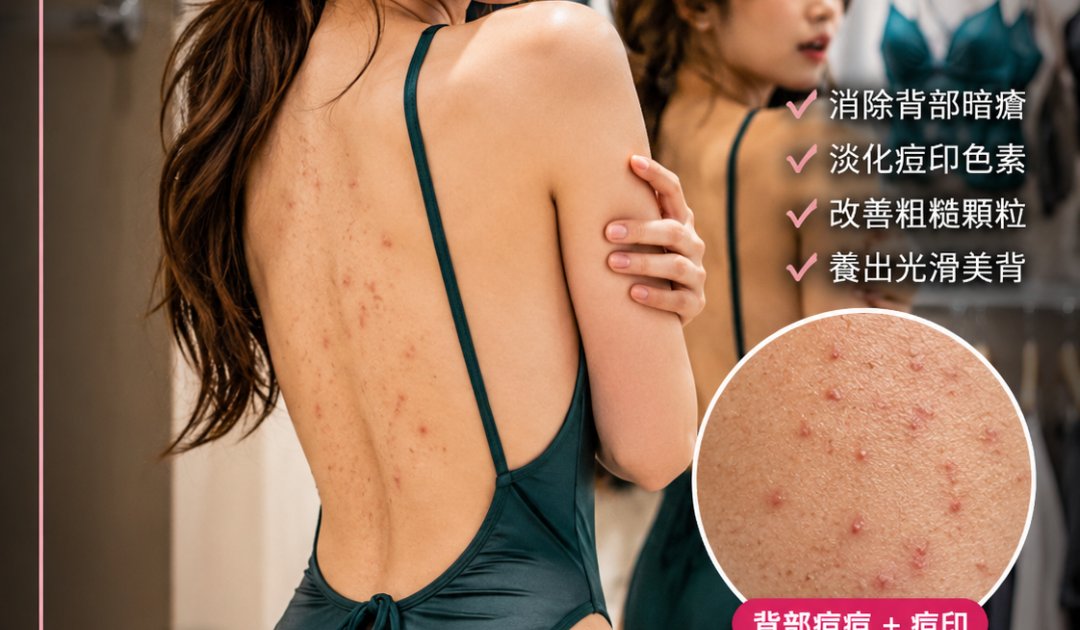 夏天美背去印方法 | 醫生推薦8大去印食物+產品！告別粒粒暗瘡印重拾白滑肌