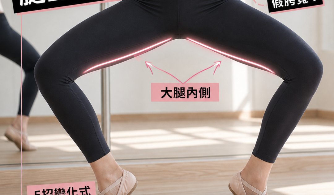 芭蕾蹲丨5招瘦大腿內側必學！健身教練親授「梨形身材」再見操告別假胯寬！