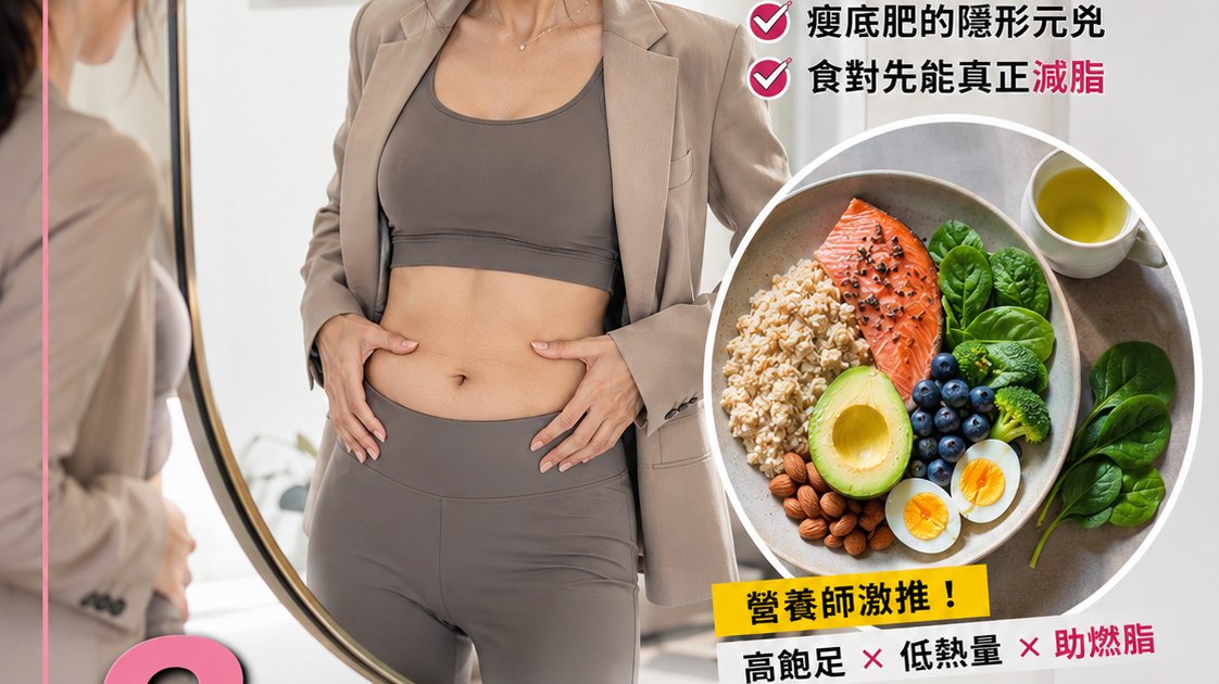內臟脂肪超標自測 | 醫生教3招自我檢測＋8大燃脂食物清單！告別中央肥胖