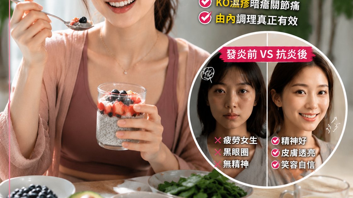 抗炎早餐｜營養師推介10大超級食物！附7日排毒去濕餐單KO濕疹暗瘡關節痛
