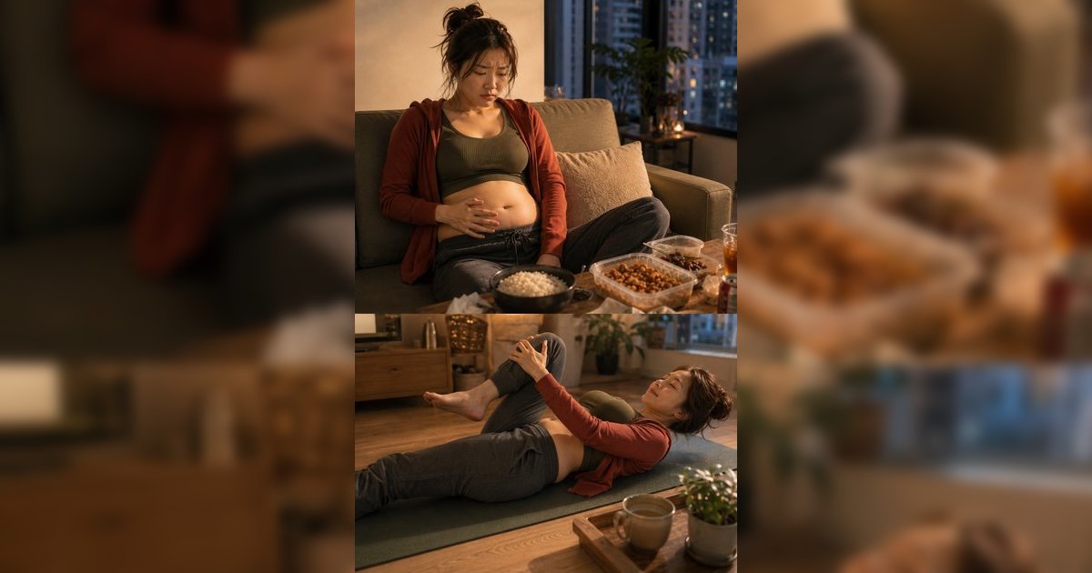 飯後瘦肚｜韓國大熱「飯後10分鐘懶人操」！專家解構4個動作KO假肚腩胃凸告別腹脹消化不良