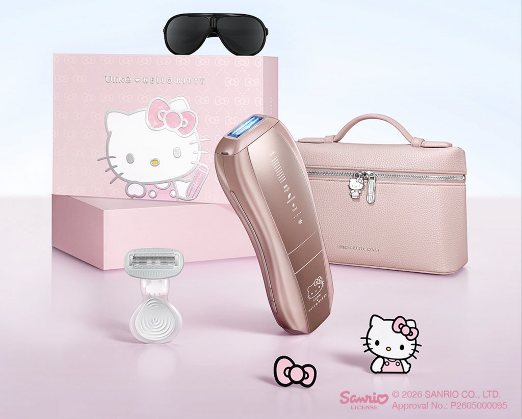 ulike 脫毛儀 Ulike脫毛儀首度聯乘 Hello Kitty(圖片來源:官方提供)