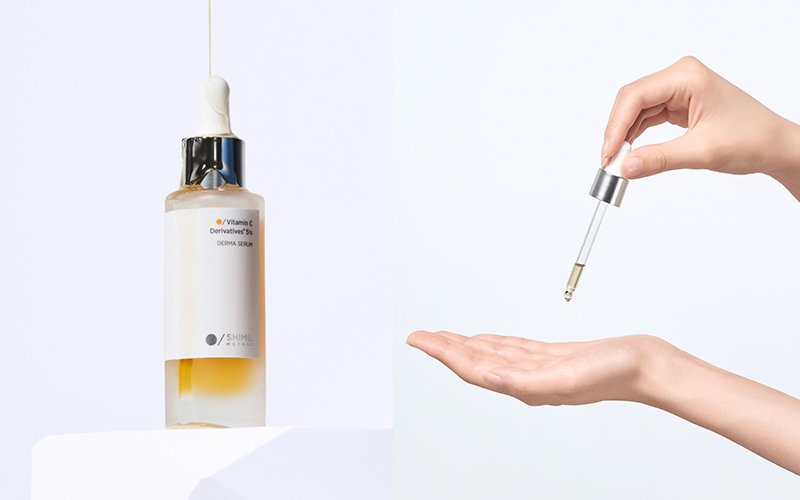 成分 5%雙維C美白精華採用SHIMBI C-IS高效美白雙維C誘導體,速效將誘導體轉化成維C,極速滲透肌底。(圖片來源:SHIMBI METHOD)