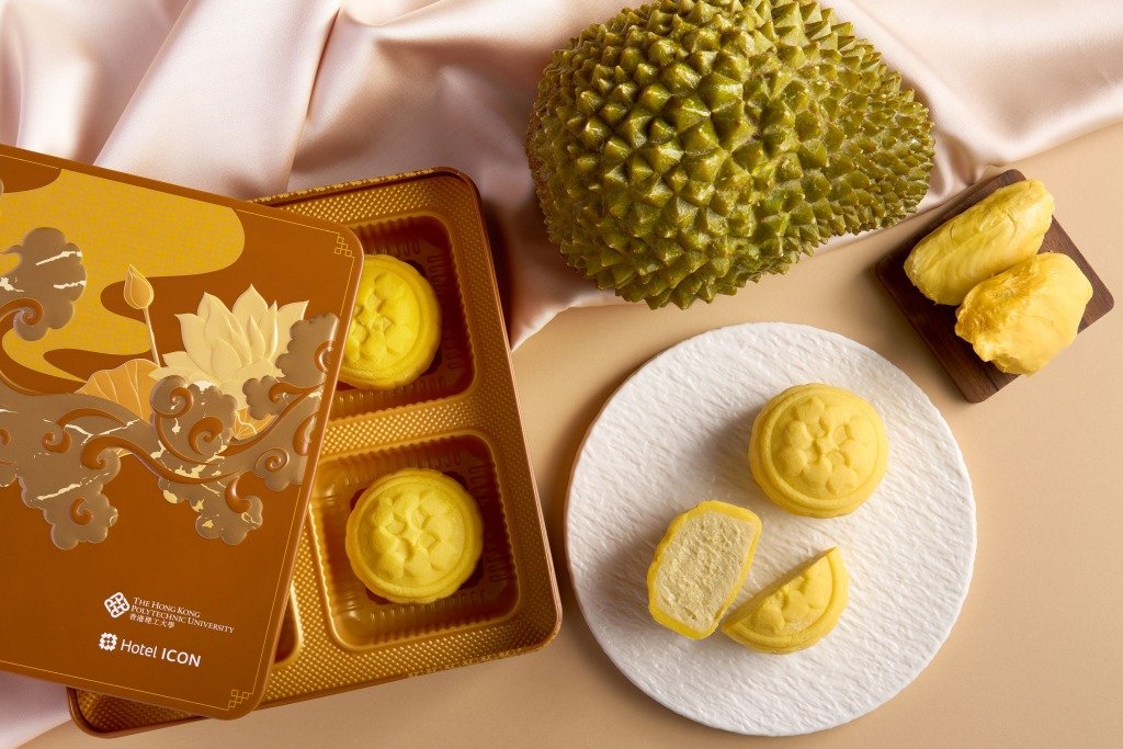 月餅推薦 貓山王榴槤冰皮月餅(圖片來源:唯港薈)