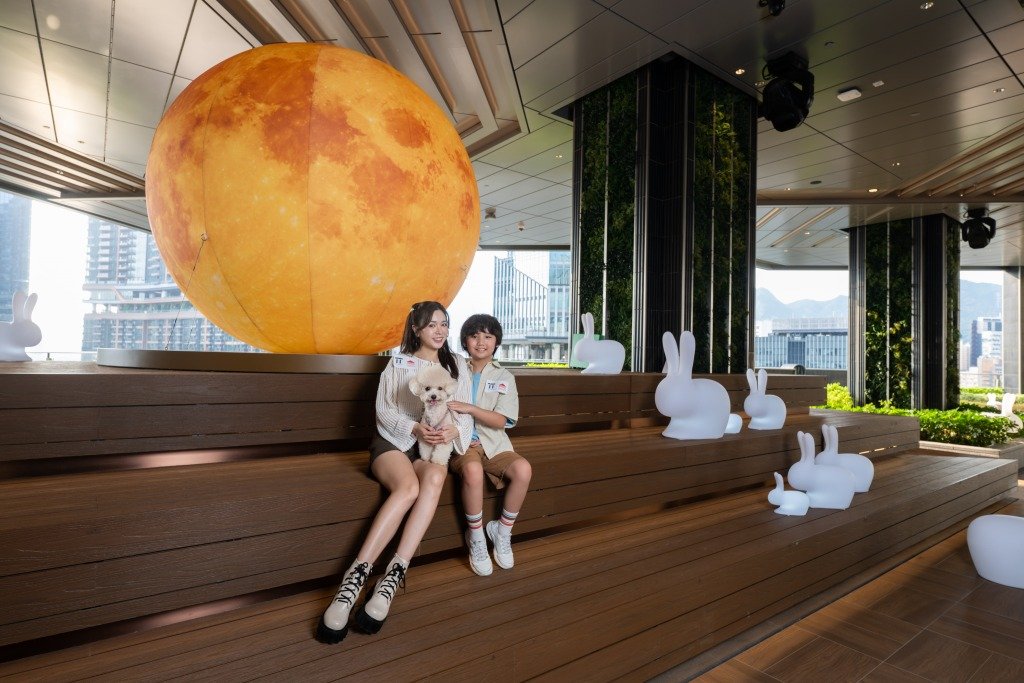 中秋好去處 三道 13F 空中花園 Sky Koen II 中秋巨月打卡熱點(圖片來源:三道 SNDO)